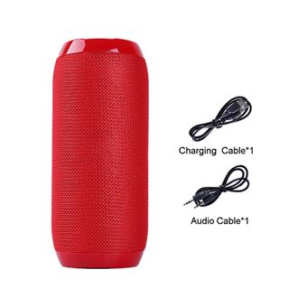 Coluna Bluetooth Portátil Goeik Flip 5 - Vermelho - 1