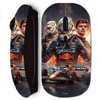 Rato Sem Fios Maniacase Preto Max Verstappen F1 Art Wallpaper - 1