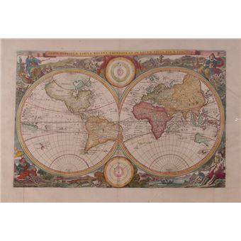 Cartografia - séc. xvii - orbis terrarum tabula - 1