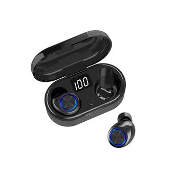 Auriculares Bluetooth True Wireless Lionvolant LVO172 | Adequado para Apple / Samsung | Com Display - Preto - 1