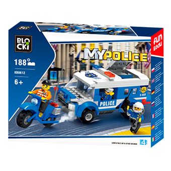 Carro Perseguição a Mota Blocki KB0612 MyPolice - 1