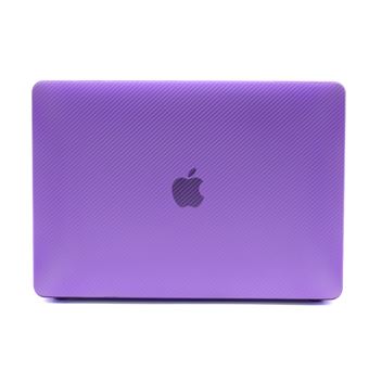 Capa e Tpu magunivers Textura de Fibra de Carbono Roxo para Macbook Pro 13-'' A1708/A1706/A1989/A2159/A2251/A2289/A2338 - 1