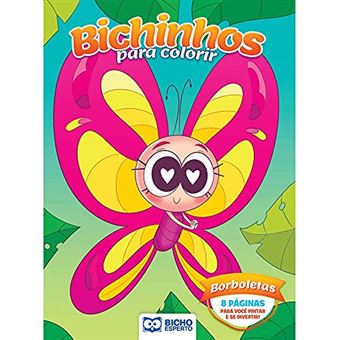 Livro Para Colorir Bichinhos Mágicos - Borboletas - 1