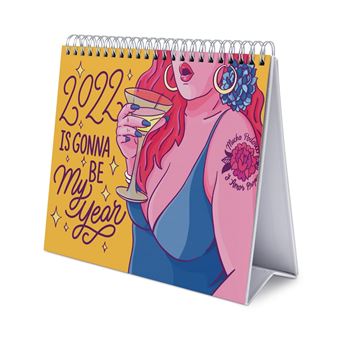 Calendário de Secretária Deluxe 2022 Erik Editores Muito Poder e Amor Próprio de Lúcia Tipos Kokonote - 1