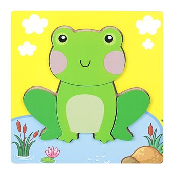 Puzzle Zhishangs Infantis 3D Sapo #KM164 | 4 Peças - 1