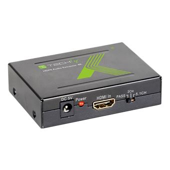 Conversor de Áudio Techly IDATA HDMI-EA | Preto - 1
