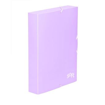 Pasta de Elásticos Carchivo Soft | A4 | Malva Pastel L/50mm - 1