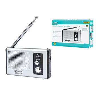 Rádio FM Sanda Sd-4000 - Cinzento - 1