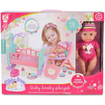 Boneca Tutu Love com Cama e Cadeira | 31 cm - 1