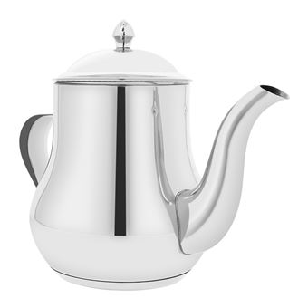 Bule de Aço Inoxidável Signature | Capacidade 1,4L | com Bico para Servir e Tampa | Prateado - 1