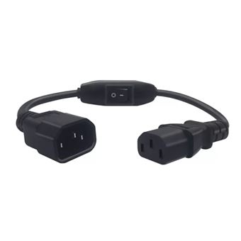 Cabo de Extensão de Alimentação Orysin IEC320 C13 para C14 com Interruptores - 1