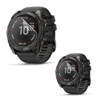 Kit 2x Película Hydrogel Gift4Me para Garmin Fenix 8 - 51mm Solar Sapphire | Transparente - 1