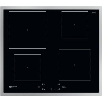 Placa de Vitrocerâmica Bauknecht BQ 2760S FT | Elétrica | 57.7 cm | 4 Zonas | Preto - 1