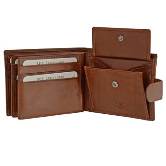 Carteira Homem em Pele MP TAGUS - Cognac - 1