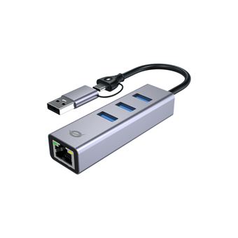 Base & Duplicador de Portas Conceptronic ABBY25G | Cinzento - 1