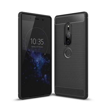 Capa Carbon Gel TPU Carbono Multi4you para Sony Xperia XZ2 Premium - Preto - 1