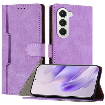 Capa FOXDOCK para Tecno Spark 40 Pro Pro Plus 4G | Fecho Magnético | Pele TPU Macia | 3 Compartimentos para Cartões | Função de Suporte | Roxo - 1