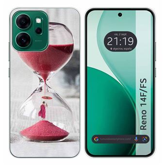 Capa Tumundosmartphone de silicone para Oppo Reno 14 FS / 14FS 5G | Clock - 1