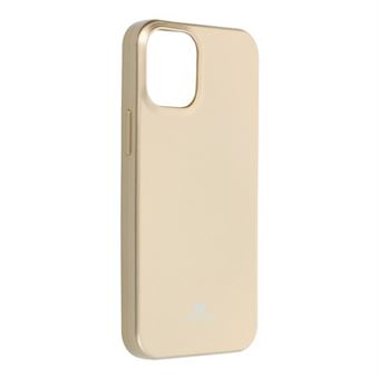 Capa Silicone Flexível Mercury para iPhone 12 Mini - Dourado - 1