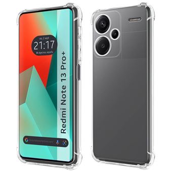 Capa Tumundosmartphone de silicone anti-choque transparente para Xiaomi Redmi Note 13 Pro+ Plus 5G - 1