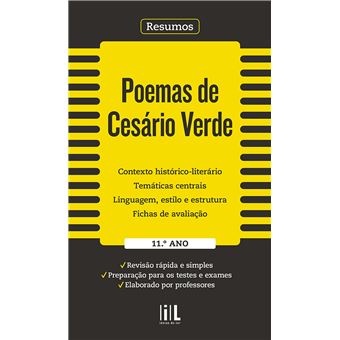 Resumos - Poemas de Cesário Verde - 11.º ano - 1