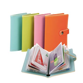 Porta Cartões Visita Plus PVC Botão 120 - 1