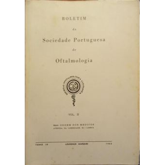 Boletim da sociedade portuguesa de oftalmologia, vol. ii, tomo ix, 1963. - 1