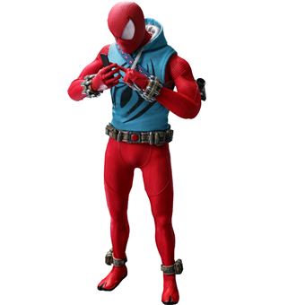 Figura Hot Toys VGM34 - Marvel Comics - Marvel's Spider-Man - Spider-Man Scarlet Suit Version - 1