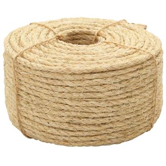 Corda vidaXL | 100% sisal 6 mm | 500 m - 1