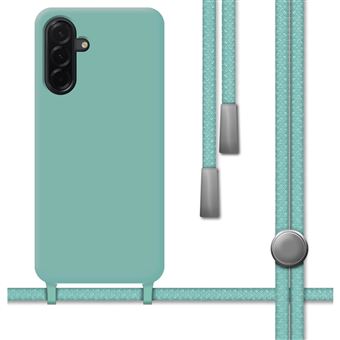 Capa TUMUNDOSMARTPHONE de Silicone Líquido com fio para Samsung Galaxy A26 5G em verde - 1