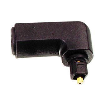 conector Valueline OPT-90PLUG Toslink 3.5mm (M) Preto - 1