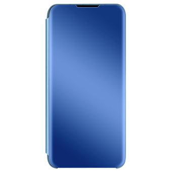 Capa Fólio Avizar para Galaxy A22 5G | Aba | Suporte Vídeo | Design Espelhado - Azul - 1