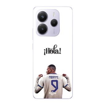 Capa Maniacase para Xiaomi Redmi Note 14 5G | Kylian Mbappe Real Madrid 9 Hola - 1