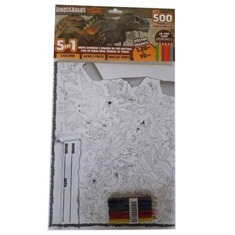 Dinossauros Super Pinte e Brinque - 1