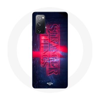 Capa Maniacase para Samsung Galaxy S20 Fe Stranger Things Logotipo Transparent Temporada 4 Bande Annonce 2022 - 1