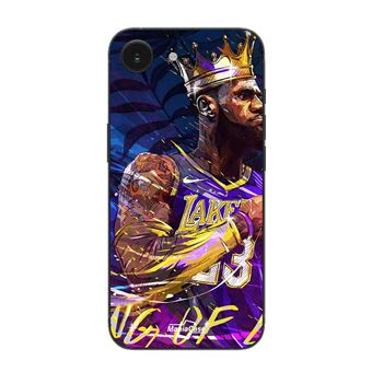 Capa Maniacase para Iphone 16E | Nba Los Angeles Lakers Lebron James Poster - 1