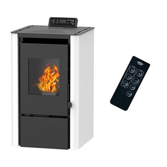 Salamandra a Pellets a Ar Sannover Anita | 7,6 kW | Branco - 1