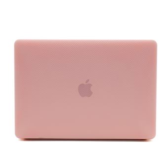 Capa e Tpu magunivers Textura de Fibra de Carbono Rosa para Macbook Pro 13-'' A1708/A1706/A1989/A2159/A2251/A2289/A2338 - 1