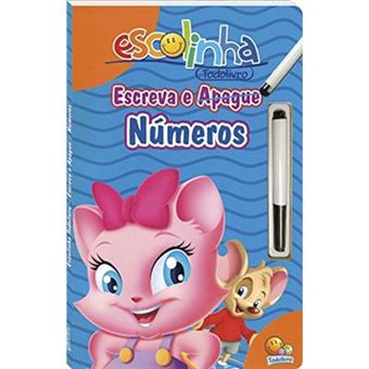 Escreva E Apague. Números - Coleção Escolinha - 1