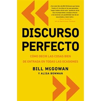 Discurso perfecto - Como decir las cosas bien de entrada en todas las ocasiones - Paperback - 2015 - 1