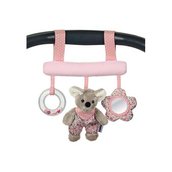 Brinquedo de Pendurar para Bebé Sterntaler Maus Mabel | Cinzento, Rosa - 1