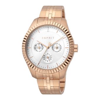 Relógio Senhora Esprit ES1L202M0095 Flute Silver Rosegold MB Ladies Watch - 1
