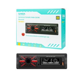 Rádio MP3 para Carro SANDA SD-4624 | 4x 45W | Bluetooth | AUX | 2 x USB | Preto - 1