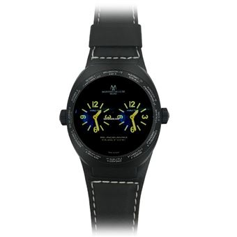 Relógio Montres de Luxe 09BK-3003 (40 mm) Preto - 1