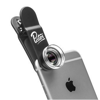 Objectiva Macro Pixter para Smartphones/Tablets | Zoom x6 | Clip de Fixação - Preto - 1