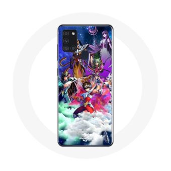 Capa Maniacase para Samsung Galaxy A21S Les Cavaloiers Du Zodíaco Anime Culte Saint Seiya Anime - 1