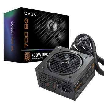 Fonte de Alimentação EVGA 700 BQ | Preto - 1