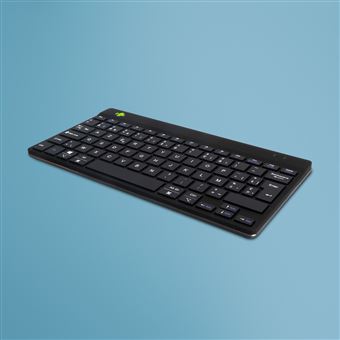 Teclado Wireless R-Go Tools Teclado ergonómico R-Go Compact Break, teclado compacto com software de pausa, AZERTY (BE), bluetooth, preto | Idioma: Belga | Preto - 1