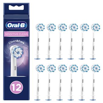 Cabeça de Escova de Dentes Oral-B Sensitive Clean 81748487 | Branco - 1