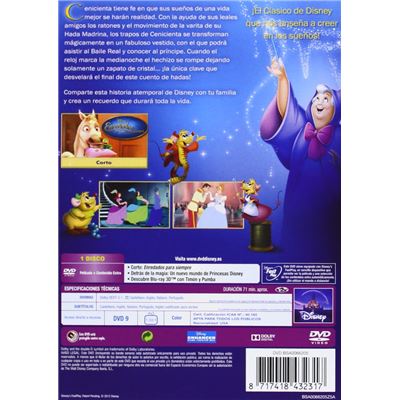 Cinderella (Disney) (1950) / La cenicienta (DVD) - DVD - Compra filmes e  DVD na 